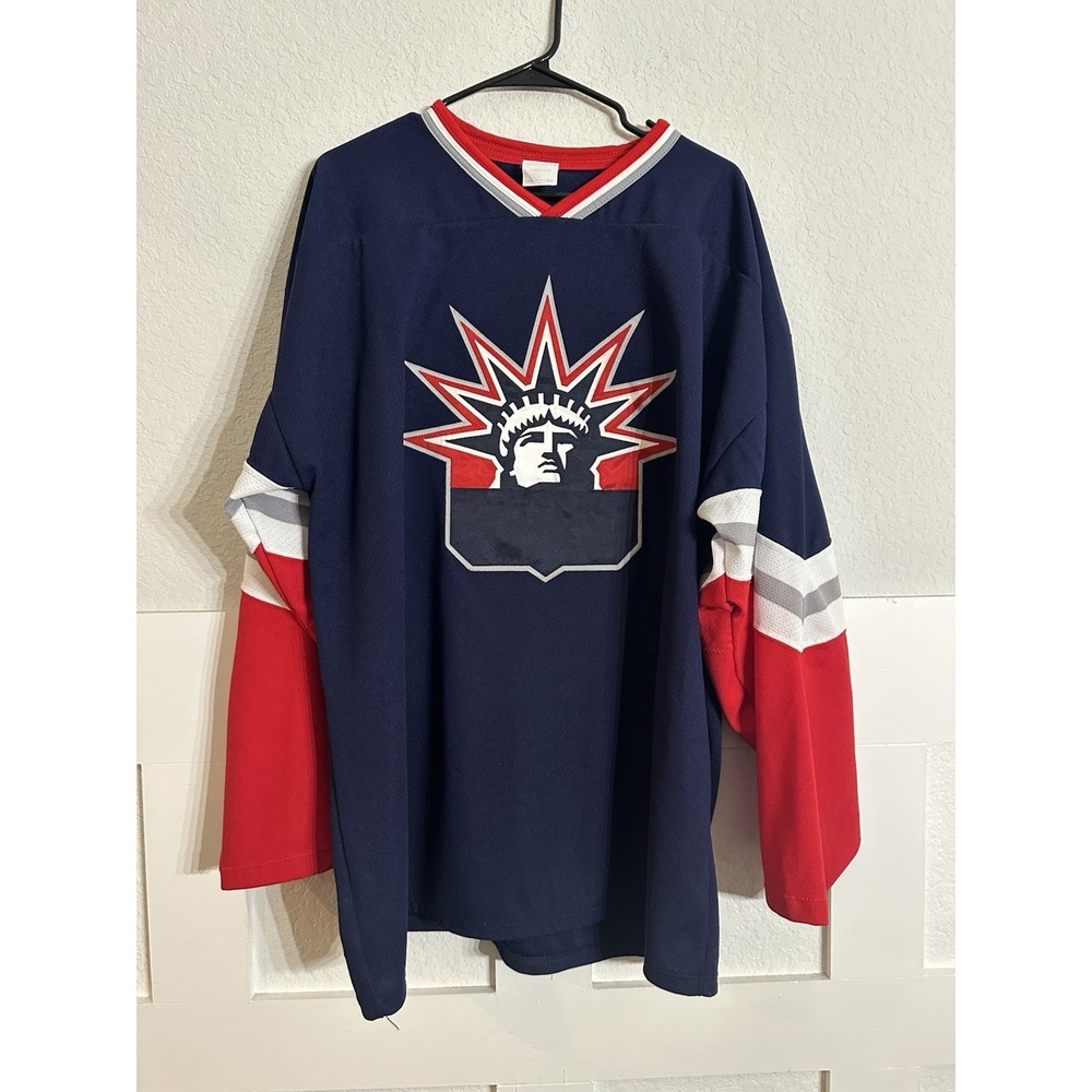 New York Rangers Koho Statue of Liberty Vintage Jersey XL Navy Blue NHL 22